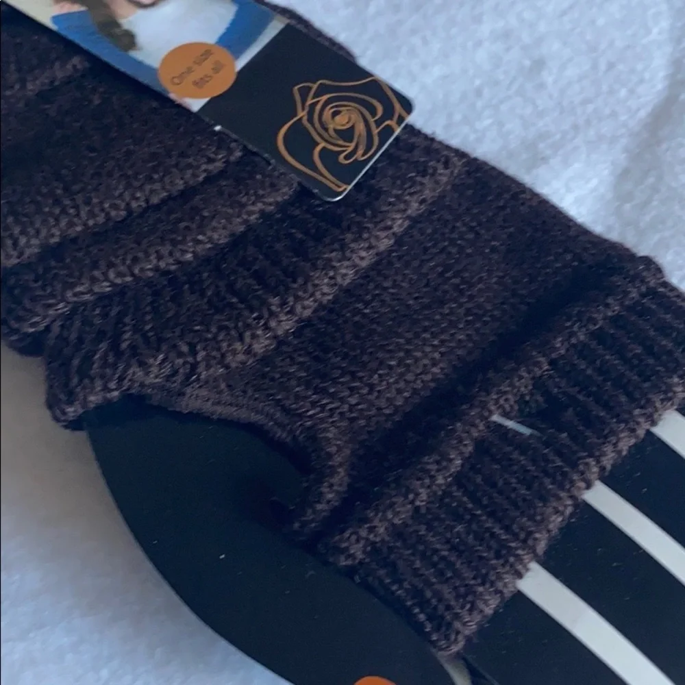 SALE 2/$27 3/$37 Dark Brown Stretchy Arm Warmers